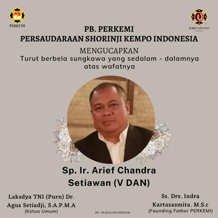 PERKEMI Berduka, Sp. Ir. Arief Chandra Setiawan Berpulang ke Rahmatullah