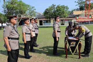 Polres Way Kanan Perbarui Kepemimpinan: Pelantikan Kasat Reskrim, Sertijab Kasatlantas, dan Kapolsek Way Tuba