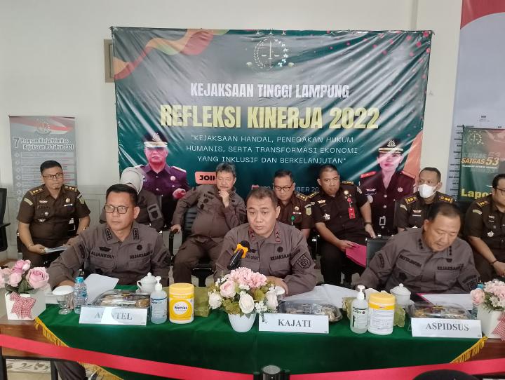 Ini Capaian Kinerja Kejati Lampung di Refleksi Akhir Tahun 2022