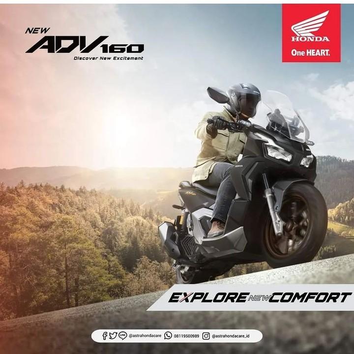 New Honda ADV 160 Semakin Bertenaga dan Kaya Fitur!