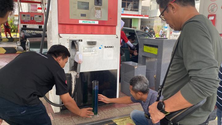 Jelang Mudik Lebaran 2024, Polisi Sidak Sejumlah SPBU Guna Mencegah Praktik Kecurangan