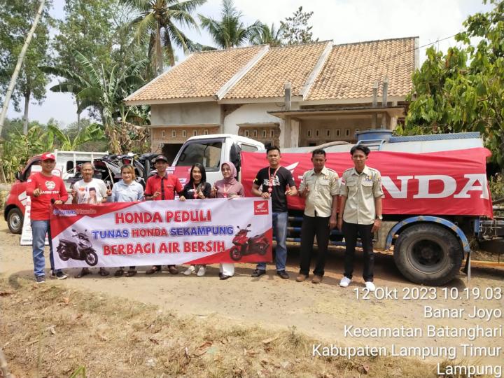 TDM Sekampung Honda Peduli Tunas Honda Sekampung Berbagi Air Bersih  