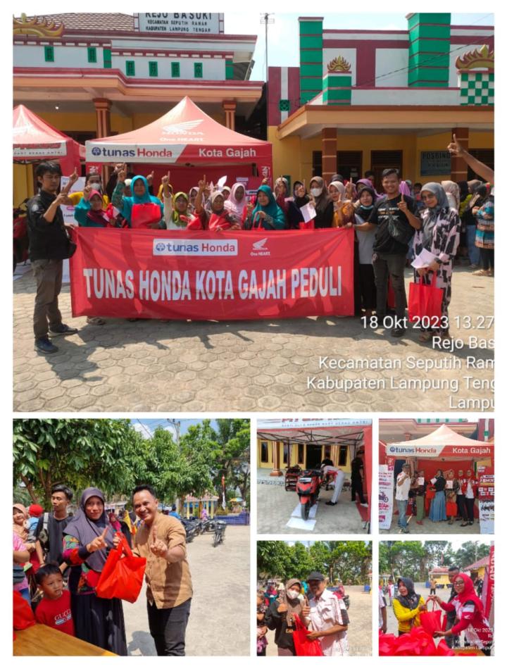 TDM Kota Gajah - Tunas Honda Kota Gajah Peduli 