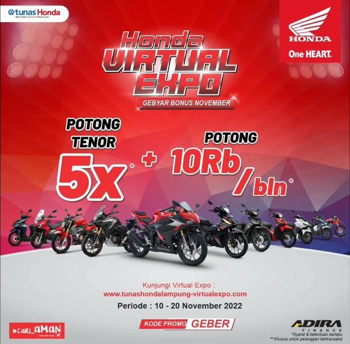 Honda Virtual Expo Gebyar Bonus November 