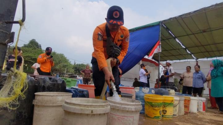 Kelurahan Way Laga Bandar Lampung Terdampak Kekeringan 