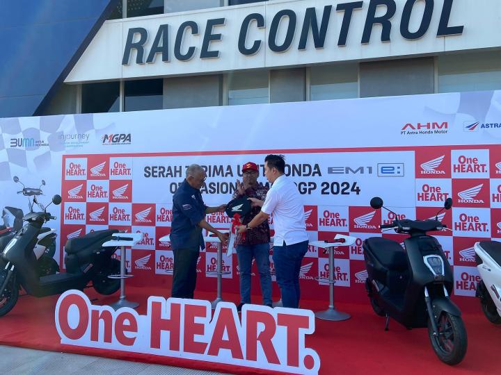 Perdana, Motor Listrik Honda Resmi Dukung MotoGP Mandalika 