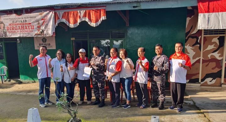 INTI Lampung Bersama Brigif 4 Marinir/BS Bergandengan Tangan dalam Aksi Bakti Sosial