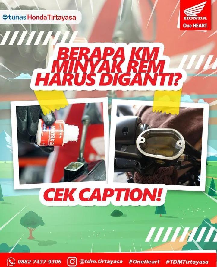 Yuk Intip Kawan Waktunya Ganti Minyak Rem Motor 