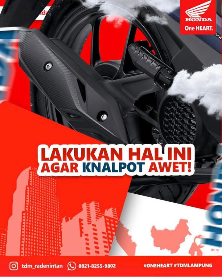 Lakukan Hal Ini Agar Knalpot Motor Awet 