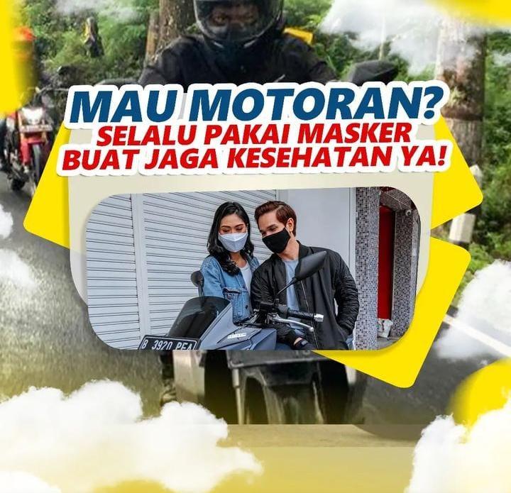 Pentingnya Memakai Masker Saat Naik Motor 