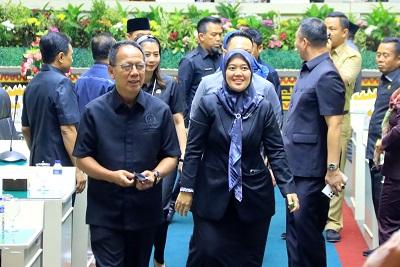 Wagub Nunik Ikuti Rapat Paripurna DPRD LKPJ Tahun 2022