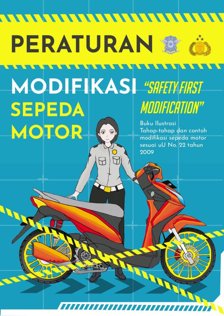 5 Cara Modifikasi Motor Yang Aman Dari Tilang Polisi 