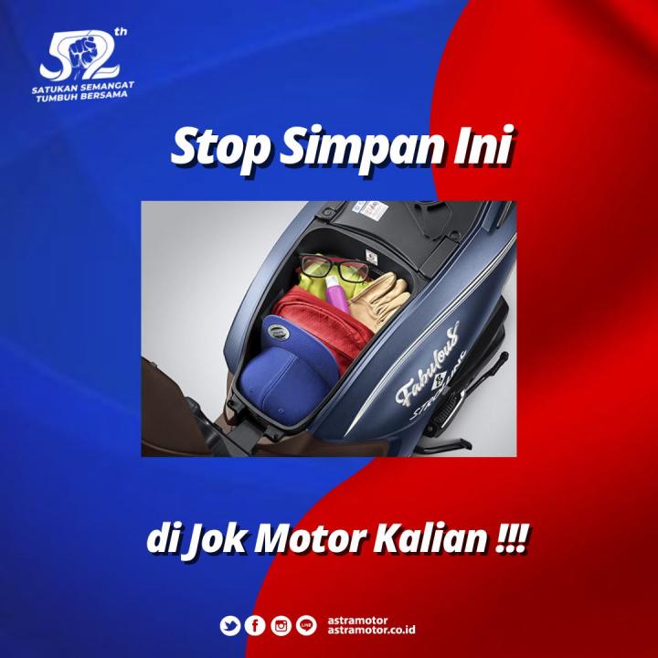 Stop Simpan Ini di Jok Motor Kalian !!!