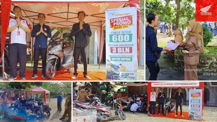 Roadshow Honda Raden Intan Hadir Ke Sekolah 