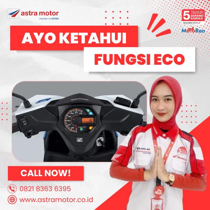 Mau Irit Bahan Bakar? Ayo Ketahui Fungsi Eco Pada Motor Honda 