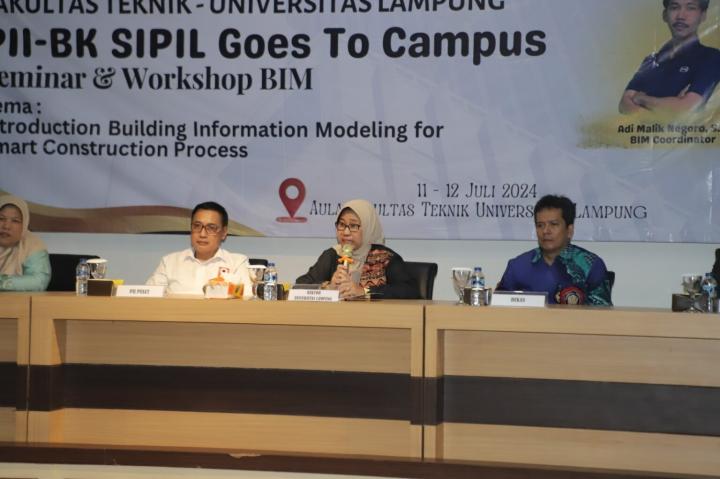 Rektor Resmikan PII-BK Sipil Goes to Campus, Perkenalkan Teknologi BIM untuk Proses Konstruksi Cerdas