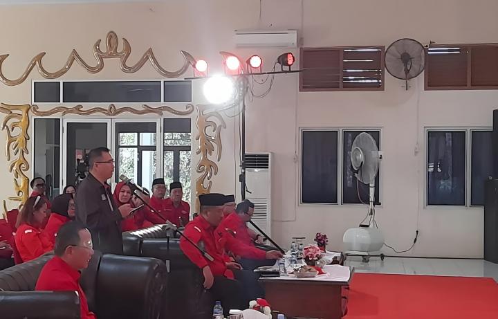 Hadiri Sarasehan DPD PDIP Lampung, Ketua SMSI Lampung Minta PDIP Lampung Buka Posko Aspirasi Masyarakat