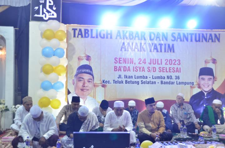 Tabligh Akbar dan Santunan Anak Yatim Bersama Keluarga Zeffry Bin Zaini Abdul Mu