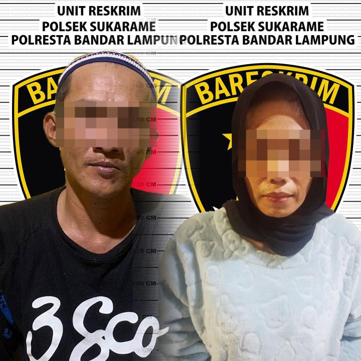 Asik Nyabu Bareng, Pasangan Kumpul Kebo di Bandar Lampung Dibekuk Polisi