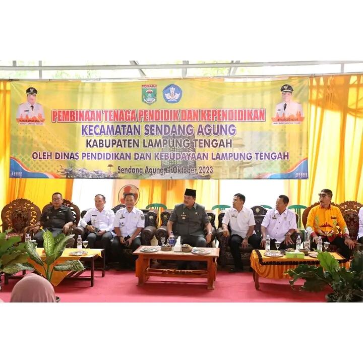 Bupati Lampung Tengah Hadiri Acara Pembinaan Tenaga Pendidik dan Kependidikan 