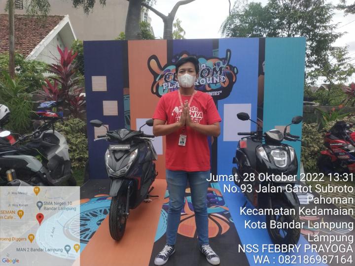 NSS Kedaton Menggelar Honda Custom Playground di Cafe Marley