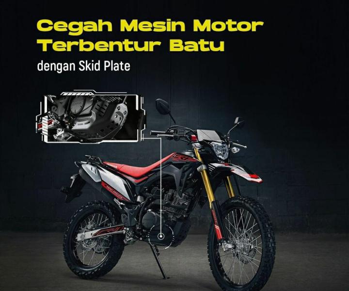 Fungsi Skid Plate Pada Motor Honda CRF150L