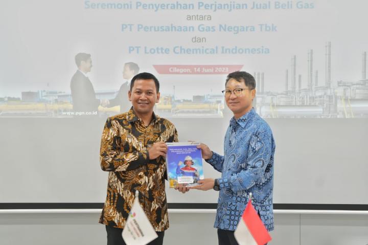 PGN Subholding Gas Pertamina Suplai Gas 10,5 BBTUD ke Lotte Chemical Indonesia, Dukung Subtitusi Petrokimia Impor