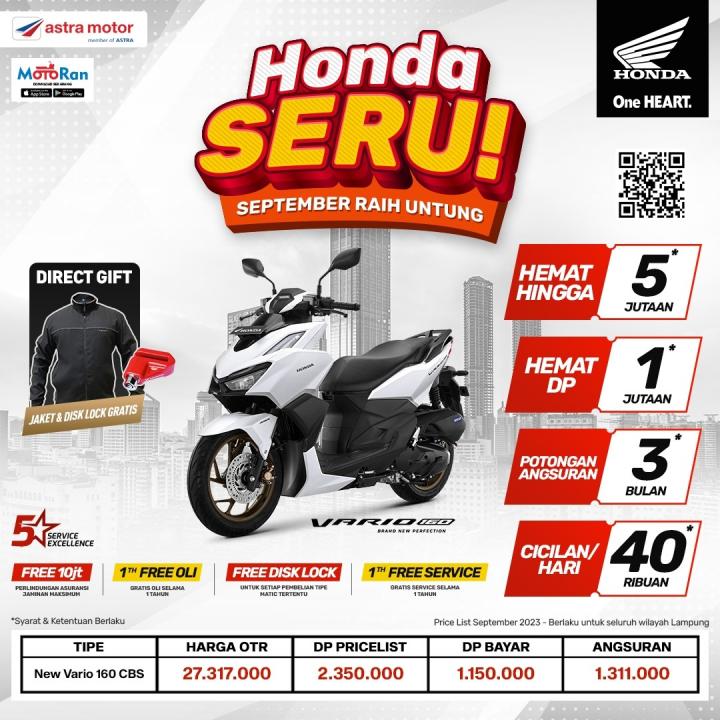 Promo Vario 160 SERU (September Raih Untung)