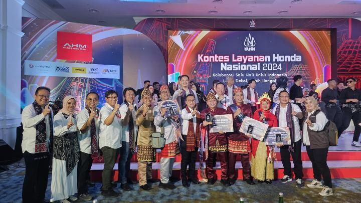 TDM Lampung Sabet 4 Piala Kontes Layanan Honda Nasional 2024 