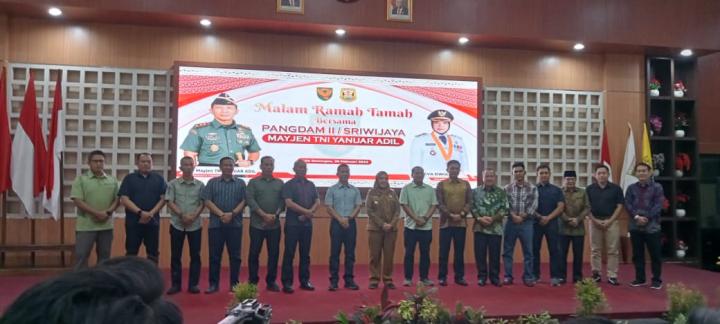 Kunker Pangdam ll/Sriwijaya Sambangi Pemkot Bandar Lampung Dalam Malam Ramah Tamah