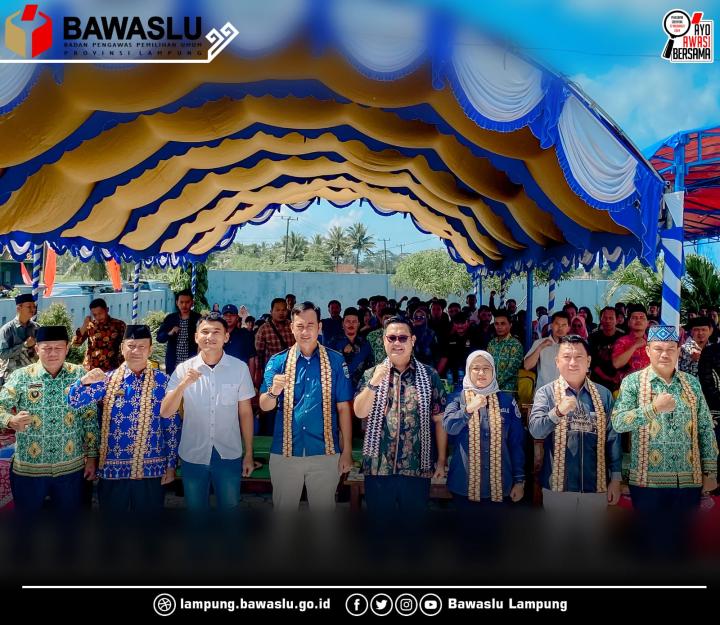 Bawaslu Lampung Apresiasi Antusiasme Masyarakat Pesisir Barat Dalam Launching Pekon Pengawasan Partisipatif  