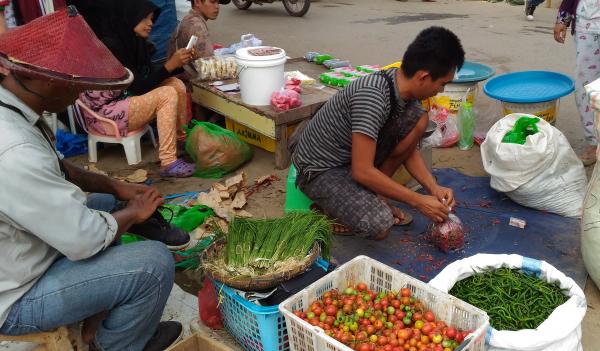 Harga Cabai Merah di  Pasar  Tempel Sukarame Bandar  Lampung  