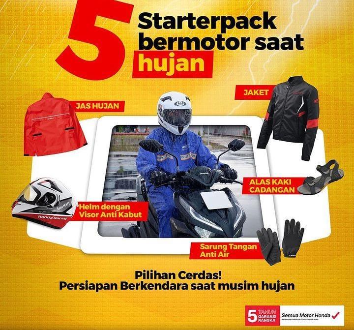 Musim Hujan Telah Tiba, Ini Dia Starter Packnya 