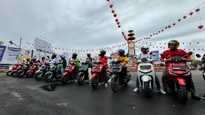 Antusias Komunitas, Jurnalis Dan Vlogger Jajal New Honda Stylo 160 