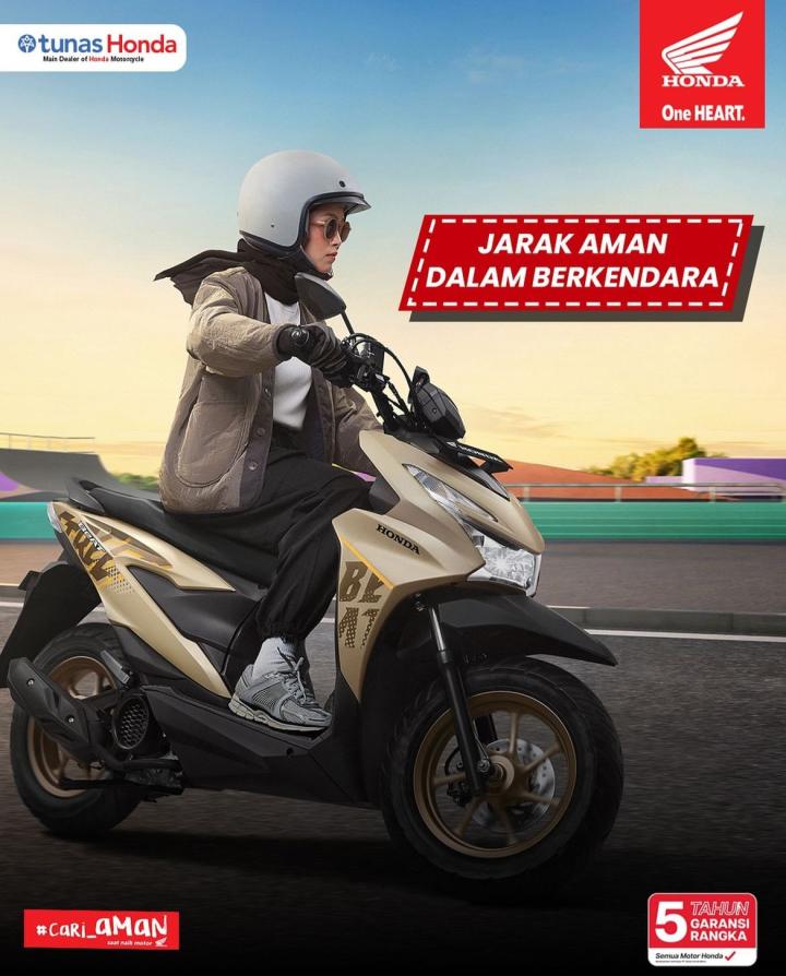 Aturan Jarak Aman Berkendara Motor 