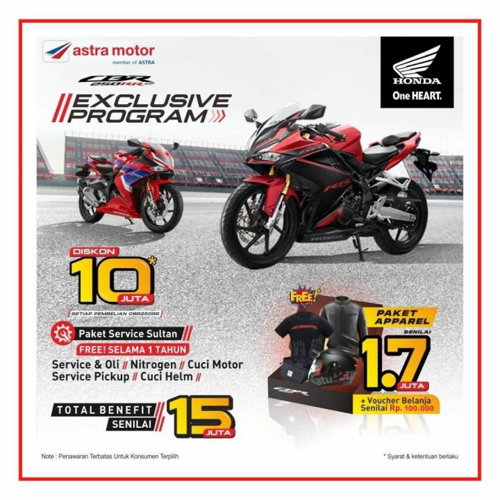 Honda CBR250RR Diskon Rp 10 Jutaan, Cuma Penuhi Syarat Ini Langsung Diproses