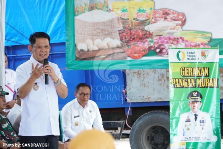 Menjelang Hari Raya Idul Fitri 1445 H, Pemkab Tubaba Gelar Gerakan Pangan Murah