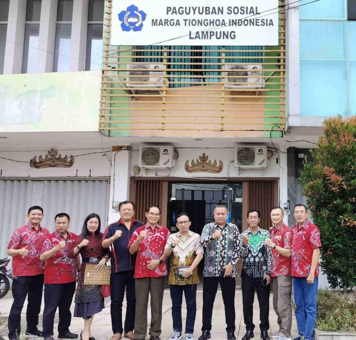 Rektor Universitas Saburai Audience dengan Pengurus PSMTI Lampung