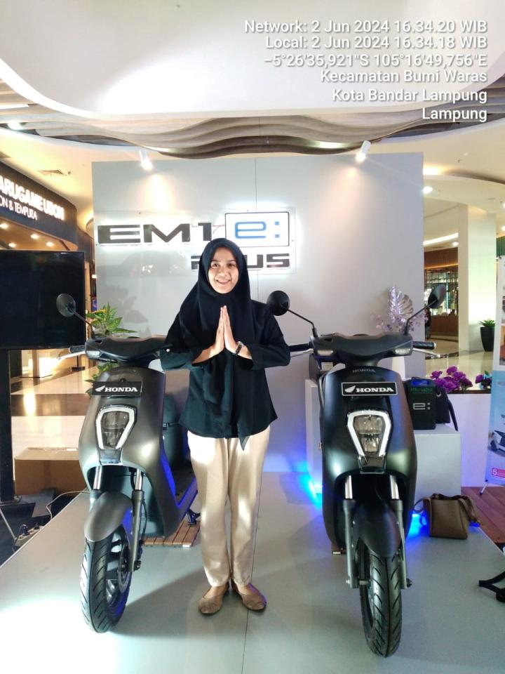 TDM Radin Intan Gelar Pameran Motor Listrik di Mall 