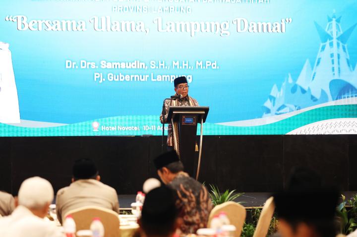 Pj Gubernur Buka Silahturahmi Dengan Alim Ulama dan Penguatan Da