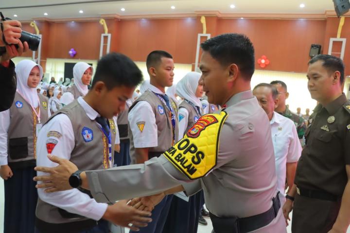 Wali Kota dan Kapolresta Bandarlampung Mengharapkan Satgas Retinaa dan Jodol Jadi Percontohan Baik di Sekolah