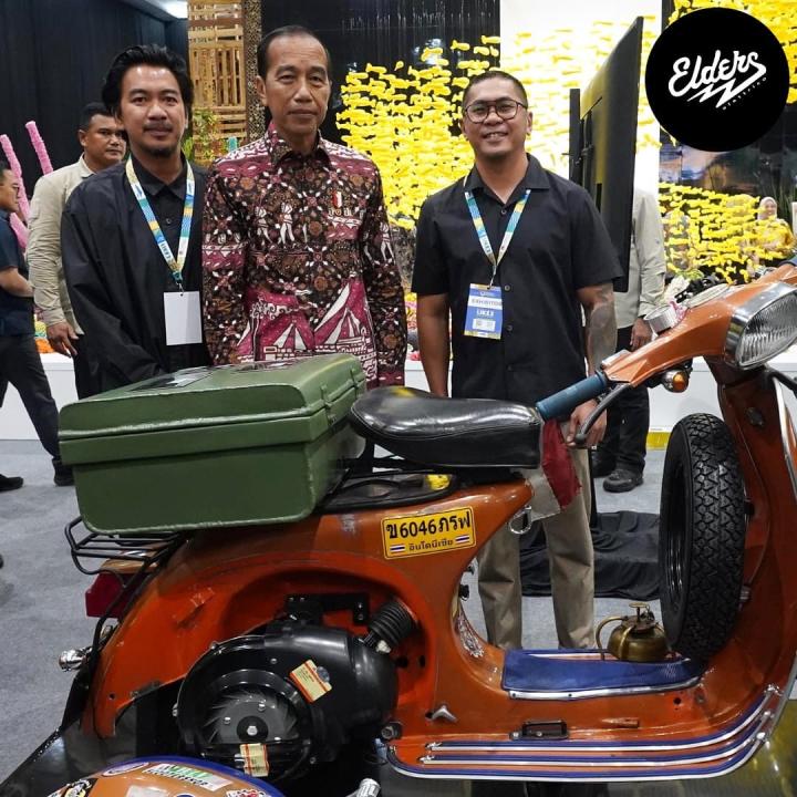 Vespa Super 1974 : Konversi Motor Listrik Buatan Indonesia Akan Uji Tangguh ke Italia