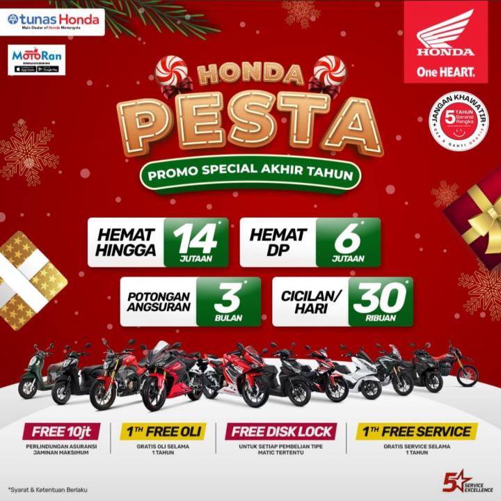 Dapatkan Promo Akhir Tahun Potongan Tenor Hingga 3 Jutaan  