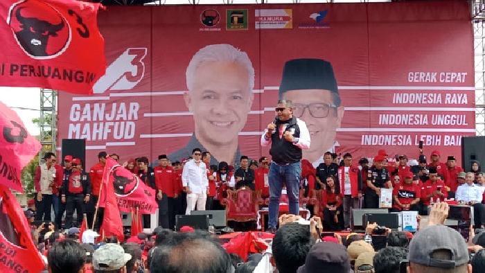 Hasto Instruksikan Kader PDIP Agar Ganjar-Mahfud METAL di Lampung