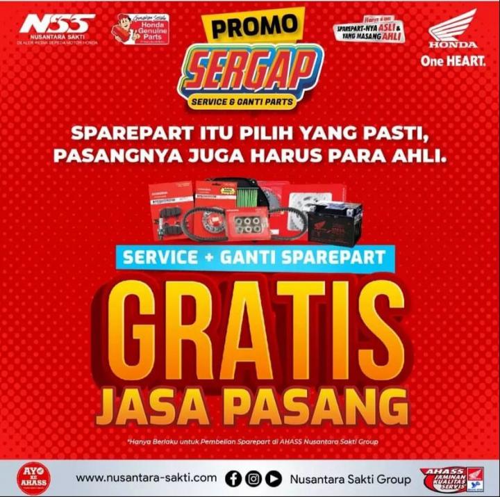 Promo Sergap dari AHASS NSS Kedaton