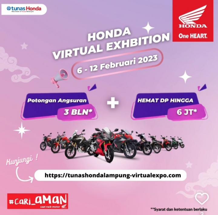 Honda Virtual Exhibition “Vantastis” dari Tunas Honda dan NSS Kedaton Kembali Hadir