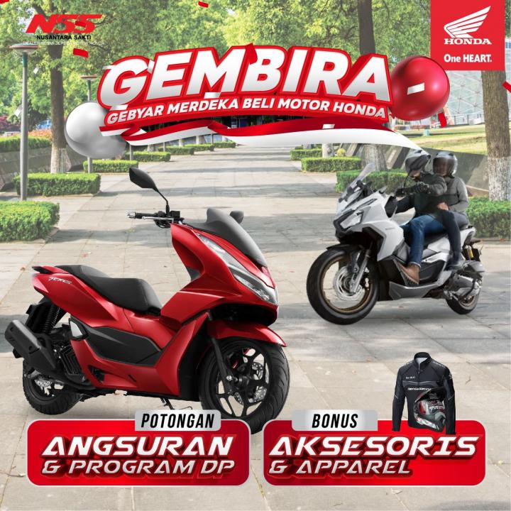 Promo " Gembira " Gebyar Merdeka Beli Motor Honda dari NSS Kedaton