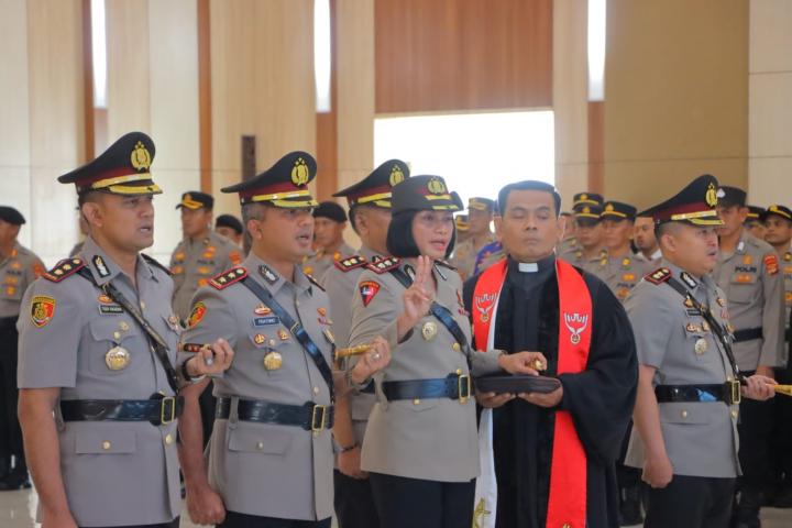 Sejumlah Kapolres di Lampung Resmi Berganti 