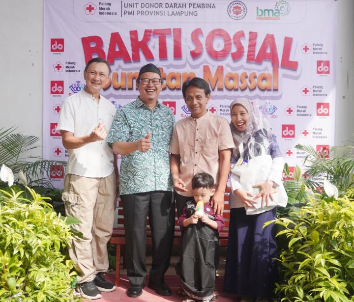 PMI Provinsi Lampung Gelar Bakti Sosial Sunatan Massal 