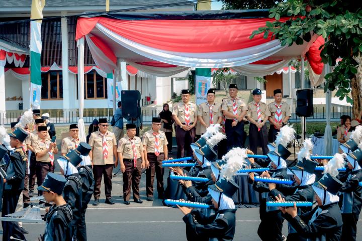 Meningkatkan Semangat Demokrasi di Kalangan Generasi Muda, Bawaslu Lampung Gelar Pawai Budaya Dan Lomba Gerak Jalan Pramuka 